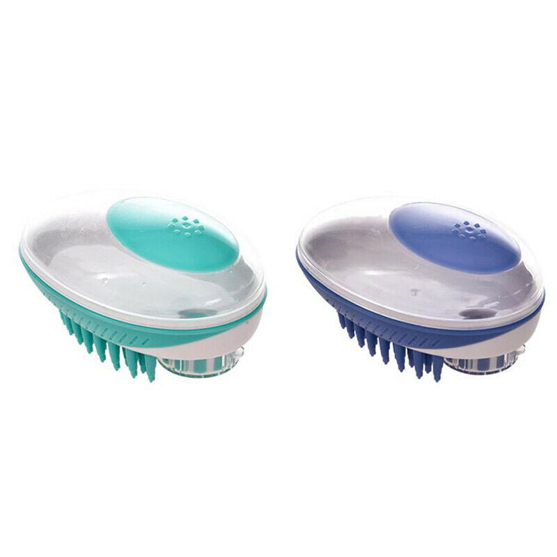 Dog Bath Brush Comb Silicone Pet Spa Shampoo Massage Brush Shower Hair Remo