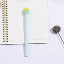 2 Pcs 0.38Mm Learning Stationery Cartoon Cute Cake Gel Pen Student Pen Blac O3V2