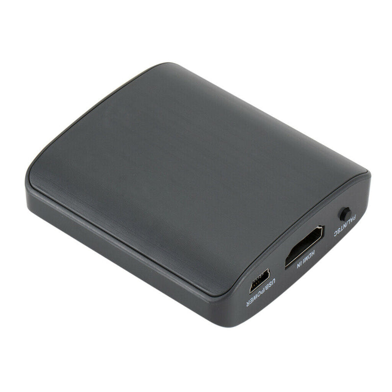 HDMI to Composite RCA Converter Video Audio HDMI Adapter Box Connector Black