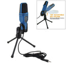Professional Condenser Mic Sound Podcast Studio Microphone with Desktop Tripod