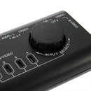 4in 1 out Audio Video AV Signal Splitter Switcher Selector RCA Switch Box TV DVD