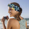 6pcs Women Elastic Headband Printed Hair Band Knotted Headdress Headwear A