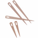 5PCs Wooden Weaving Tapestry Darning Knitting Sewing Needle Big Eye Yarn Tool OZ