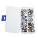 20 Sets Boat Marine Canvas Fabric Snap Cover Button Socket Kits Copper Boat Tarp