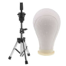 Wig Making 24" Canvas Block Head Training Head w/ Adjustable Display Tripod