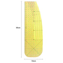 Ironing Measuring Ruler Patchwork Tailor Cloth Craft DIY Sewing Tool (L) A