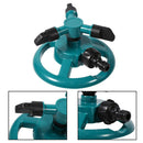 1x Lawn Sprinkler 3 Arms 360 Rotating Water Sprayer for Roof Garden Irri MVM