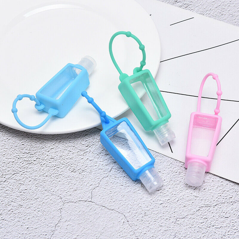 30ML Portable Plastic Refillable Empty Bottle Liquid Bottle with Silicone Hol Pg