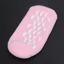 1 Pair Pink Moisturize Soften Repair Cracked Skin Treatment Gel Spa Socks A