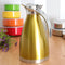 1.5L Stainless Steel Teapot Pot Double-Wall Insulated Coffee Carafe Golden