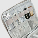 Travel Storage Bag Electronics USB Charger Case Data Cable Organizer black