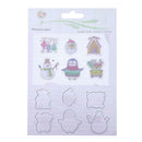 Silicone Stamp+Metal Cutting Dies Stencil Frame Scrapbook Christmas Xmas