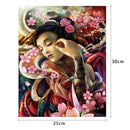 5D DIY Full Drill Diamond Painting Charming Women Cross Stitch Embroidery