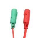 3.5mm Red And Green One to two Audio Cable Stereo Audio Y Splitter Cable AdSEAU