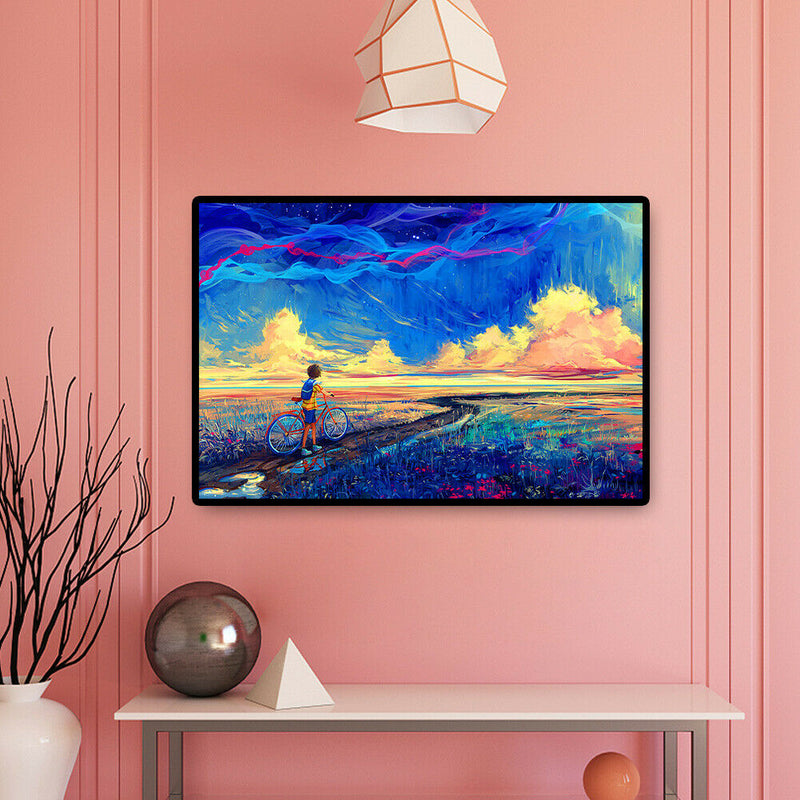 Bike Boys Jigsaw 1000pcs Puzzles Educational Toys Cartoon Art Picture Decor