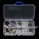 250 Pcs 10 Models Tactile Push Button Switch Micro Switch for Car Remote Control