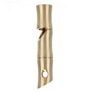 Brass Bamboo Shape Key Chain Whistle SOS Survival EDC Tool