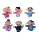 16pc History Finger Puppets 10 Animals 6 People Family Members Educational