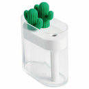 1X(160ml Ultrasonic Air Humidifier Clear Cactus Color Light USB Essential O