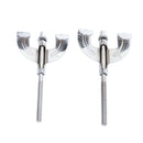 Chrome Bass Drum Claw Hooks for Bass Drum Percussion Parts, High Quality, 8-Pack