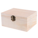Wood Box Jewelry Case Wedding Gift Makeup Cosmetic Earrings Rings Rangement