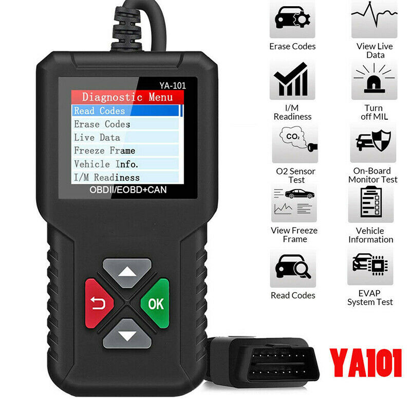 Automotive Scanner OBD Code Reader Car Check Engine Fault Diagnostic ToolSEAU