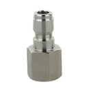 2pcs 1/4 inch Male Pressure Washer Hose Connector Quick Coupler Fittings, Brass