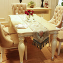 Emroidary Table Runner with Tassels, Wedding Table Cloth Cover Runner Party