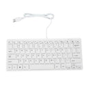 White Plastic Replacement USB2.0  Keyboard Keypad Fit Laptop Desktop