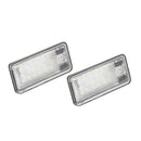 2x 18 LED License Number Plate Light Lamp For Audi A3 S3 A4 S4 B6 A6 S6 A8