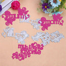 3pcs/set Mother's Day Metal Cutting Die Stencil DIY Scrapbooking Album Card