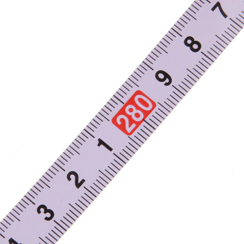 Set of 2 Self Adhesive Measure Tape Metric Stick Ruler, 300cm, Right To Left and