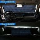 Retractable Car Windshield Sun Shade Curtain UV Protection Sun Visor Block  M5P5