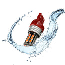 2 X T20 7443 15 RED LED DUAL FILAMENT CAR UTE BRAKE STOP TAIL LIGHT BULB 12V