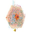 Parrot Bird Toys Pet Parrot Bird Bites Climb Chew Toys Colorful Hanging BruS Gw