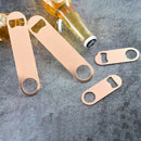 10Pcs Mini Durable Beer Bottle Opener Stainless Steel Flat Speed Bottle Cap