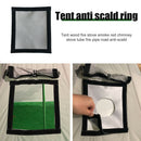 Camping Tent Wood Fire Stove Chimney Stove Tube Fire Anti-scalding Ring
