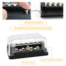 Negative Bus Bar DC Terminal for Car RV Marine Boat 12 Ways Barrier Strip Block