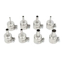 8pcs Round Nozzle for 850 Hot Wind Air Gun Welding Heat Resistant Soldering