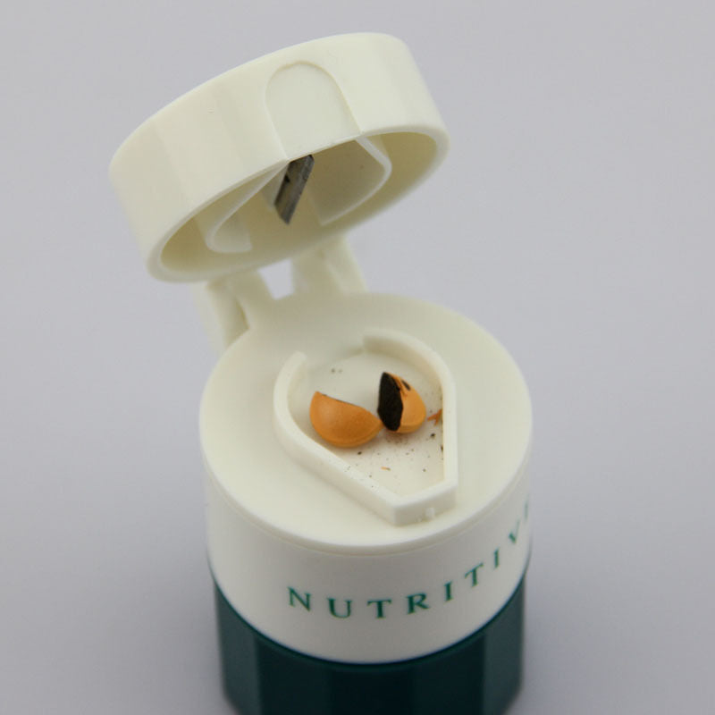 4 Layer Pill Medicine Crusher Grinder Splitter Tablet Divider Storage Box