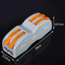 10X Wire Connector Mini Fast Universal Compact Wiring Connector Push-In Terminal