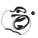 Earbud with Push to Talk Microphone for Kenwood Two Way Radio Walkie Talkie