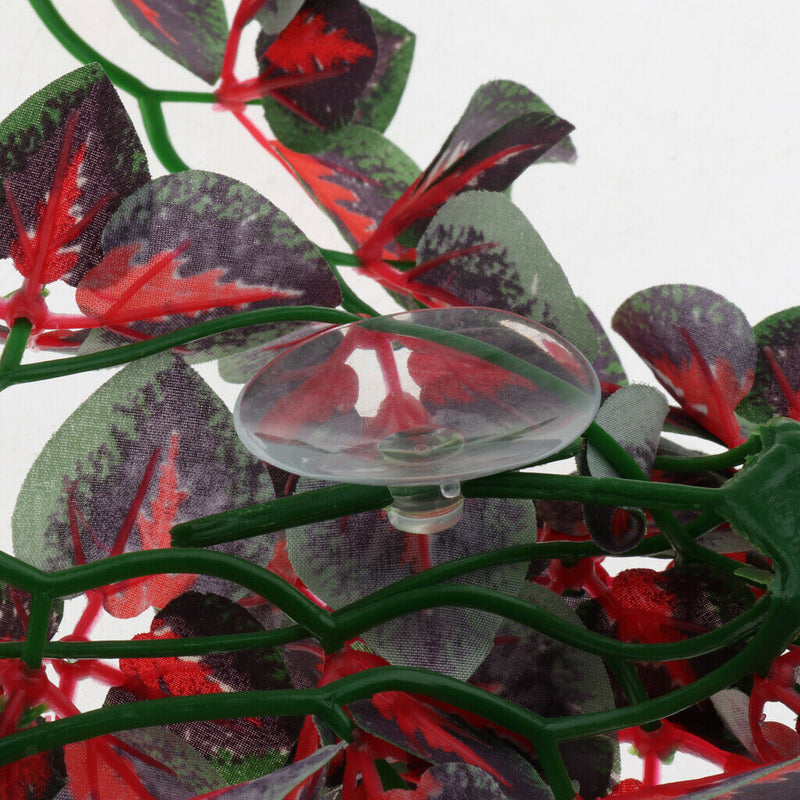 3 pcs Artificial Pet Reptile Terrarium Leaf Vines Vivarium Ornament Plant