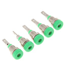 5Pcs 2mm Banana Plugs Female Jack Socket Plug Wire Connector Green
