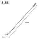 1pcs 12 Inch Stainless Steel Bar Spoon Stirrers Bartending Mixed Spoon,Spir B1K2