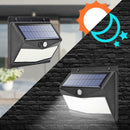 100LED Solar PIR Motion Sensor Wall Light Outdoor Waterproof Garden Safety Lamp