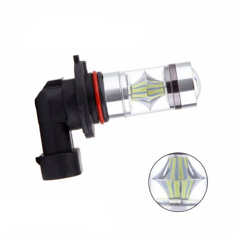 2pcs Ice Blue H10 9145 100W Auto Car Head Light Lamp LED Bulb Quick Response