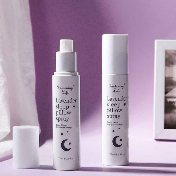 Lavender Oil Pillow Spray Bottle Bed Linen Mist Sleep Relaxation Aid -75ml D5R5