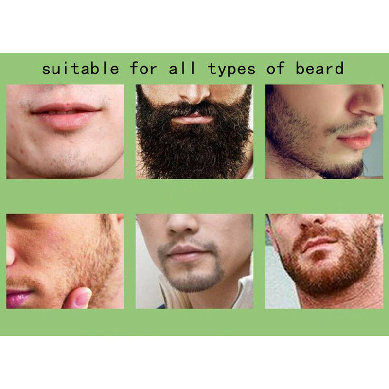 Beard Grooming Travel Kit Oil Balm Scissors comb Mini bag Men Mustache Care Kit