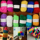 12 pcWoven Thread Cotton Cloth Hand Knitting Yarn Crocheted Crochet A4N1 Bl W3Z6